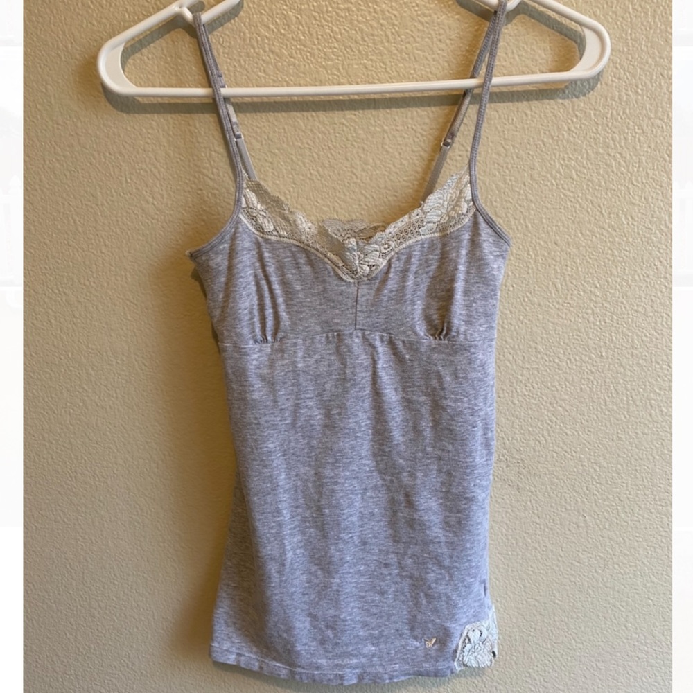 American Eagle Outfitters - Lace Trim Tank Top